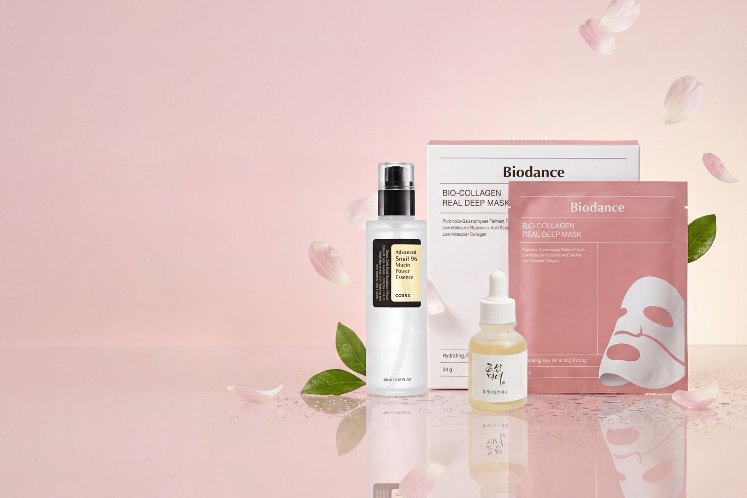 Sélection éditoriale de soins K-beauty premium